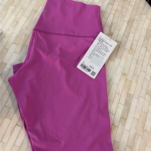 Lululemon align crop - 23"  POW PINK
